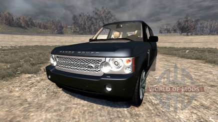 Range Rover Supercharged 2008 [Black] pour BeamNG Drive