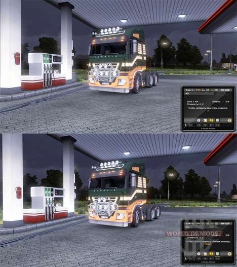 Changement de prix pour l'essence pour Euro Truck Simulator 2