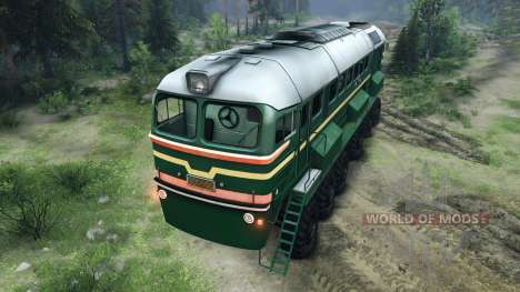La Locomotive Diesel De La M62 pour Spin Tires