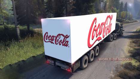 Semi-Coca-Cola pour Spin Tires