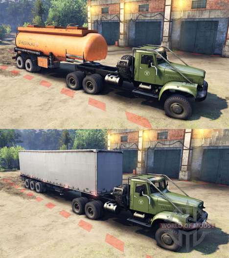 KrAZ-255B AC 8.5 Inflammable v2.0 pour Spin Tires