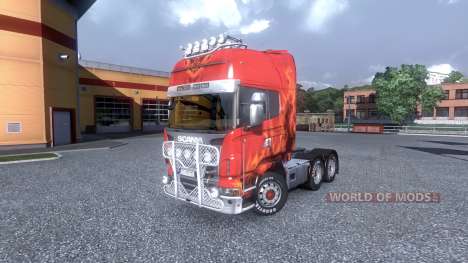 L'intérieur de Scania -Plage- pour Euro Truck Simulator 2
