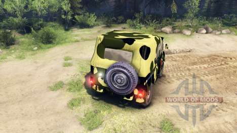 Camouflage UAZ pour Spin Tires