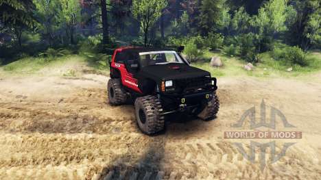 Jeep Cherokee XJ v1.1 Rough Country red clean für Spin Tires