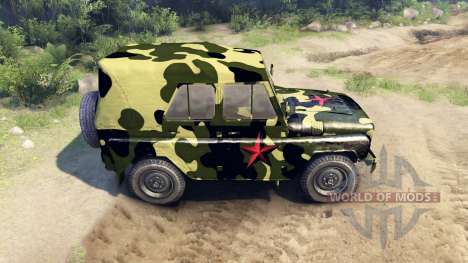 Camouflage UAZ für Spin Tires