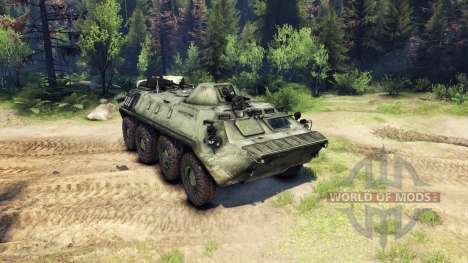 Der BTR-70 für Spin Tires