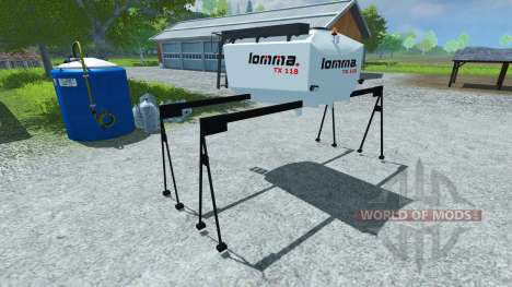 Réservoir de Lomma TX 118 pour Farming Simulator 2013