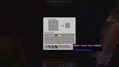 Des outils en obsidienne et de quartz pour Minecraft