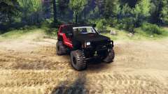Jeep Cherokee XJ v1.1 Rough Country red clean pour Spin Tires