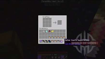 Des outils en obsidienne et de quartz pour Minecraft