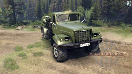 KrAZ-255B AC 8.5 Inflammable pour Spin Tires