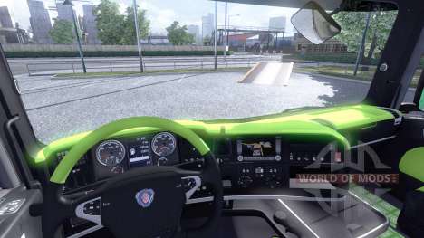 De l'intérieur pour Scania-Acide- pour Euro Truck Simulator 2