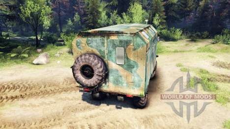 GAZ-66 kung pour Spin Tires