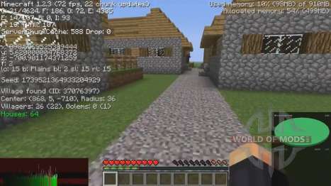 Informations sur les villages pour Minecraft