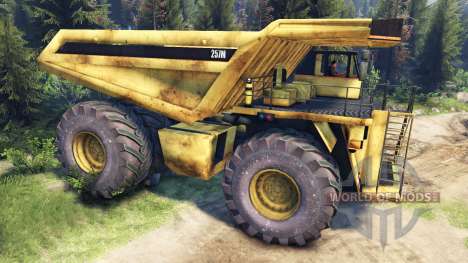 Mining truck für Spin Tires