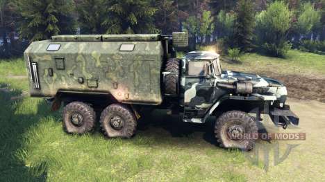 Ural-4320 camo v3 für Spin Tires