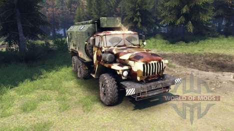 Ural-4320 camo v2 pour Spin Tires