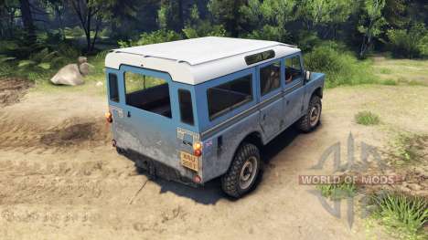 Land Rover Defender Blue pour Spin Tires