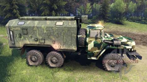 Ural-4320 camo v4 pour Spin Tires