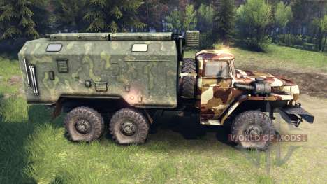 Ural-4320 camo v2 für Spin Tires