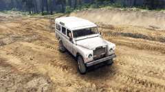 Land Rover Defender White pour Spin Tires