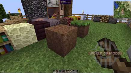 Le retournement des blocs pour Minecraft