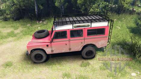 Land Rover Defender Series III v2.2 Red pour Spin Tires
