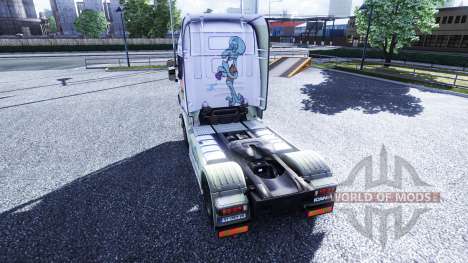 Couleur-Bob l'éponge - camion Scania pour Euro Truck Simulator 2
