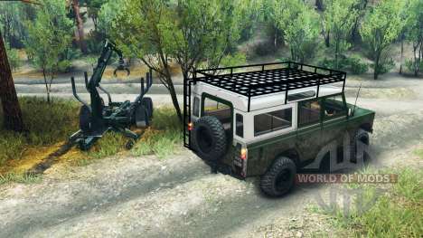 Land Rover Defender Series III v2.2 Green pour Spin Tires