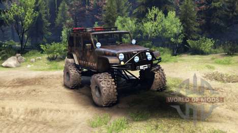 Jeep Wrangler Unlimited SID Fabtech pour Spin Tires