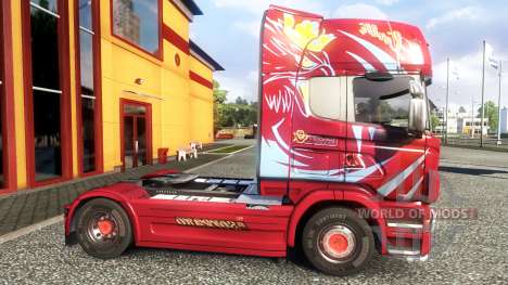 Couleur-Frères Liotti - camion Scania pour Euro Truck Simulator 2