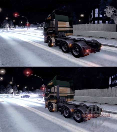 En plein hiver pour Euro Truck Simulator 2