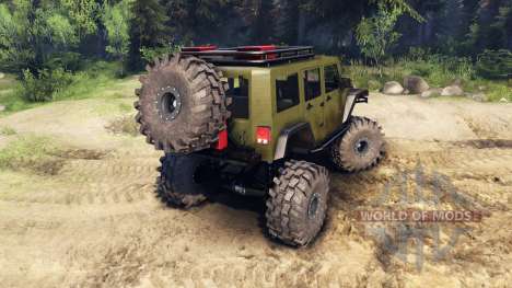 Jeep Wrangler Unlimited SID Green für Spin Tires