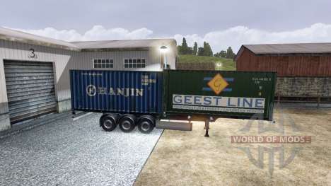 Neue Farbe containerisierte Ladung vol.2 für Euro Truck Simulator 2