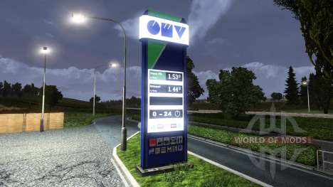 STATION-SERVICE OMV pour Euro Truck Simulator 2