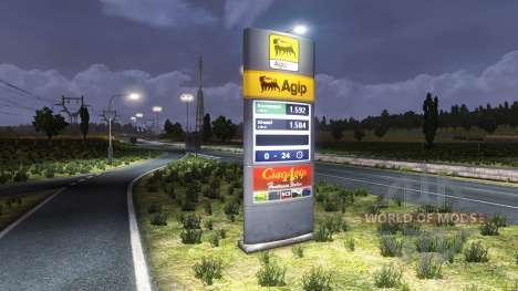 Station essence, Agip pour Euro Truck Simulator 2