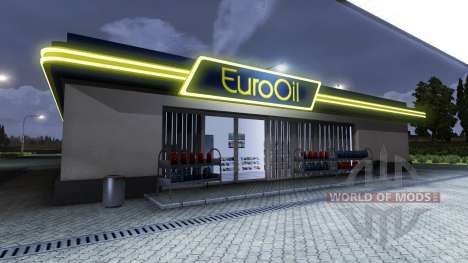 La station d'essence EuroOil pour Euro Truck Simulator 2