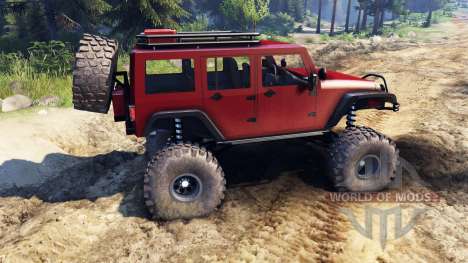 Jeep Wrangler Unlimited SID Red für Spin Tires