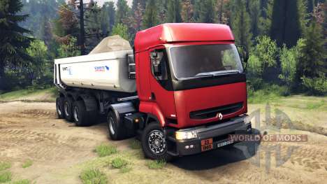 Renault Premium Red pour Spin Tires