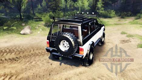 Nissan Patrol Y60 pour Spin Tires