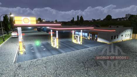 Station d'essence Shell pour Euro Truck Simulator 2