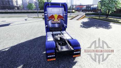 Couleur-Red Bull - camion Scania pour Euro Truck Simulator 2