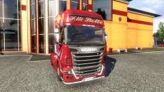 Couleur-Frères Liotti - camion Scania pour Euro Truck Simulator 2