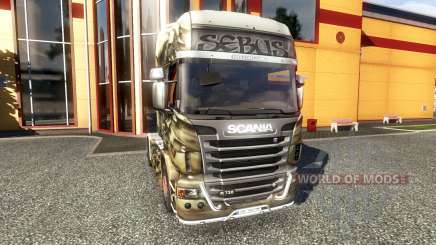 Couleur-Sébus Joker sur le tracteur Scania pour Euro Truck Simulator 2