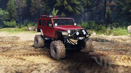 Jeep Wrangler Unlimited SID Red pour Spin Tires