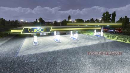 La station d'essence EuroOil pour Euro Truck Simulator 2