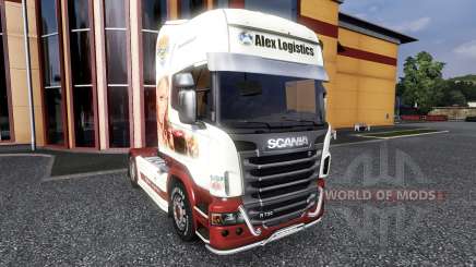 Farbe-Sie - auf eine Zugmaschine Scania für Euro Truck Simulator 2