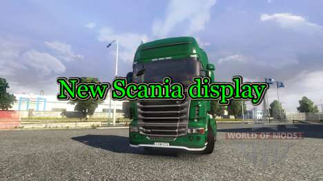 Nouvel affichage au camion Scania pour Euro Truck Simulator 2