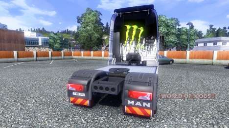 Couleur-Monster Energy - camion MAN pour Euro Truck Simulator 2