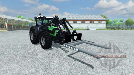 Fourches pour le chargement des balles rondes pour Farming Simulator 2013